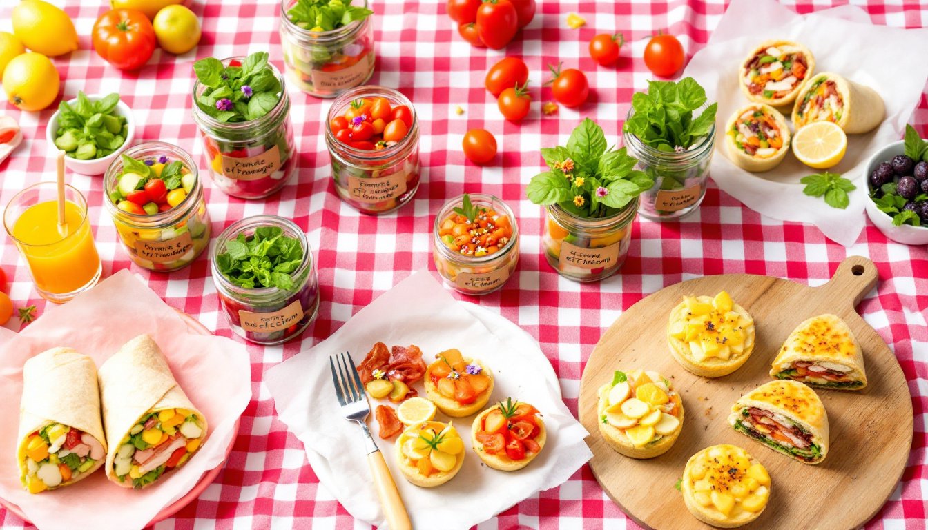 découvrez 20 délicieuses recettes froides idéales pour égayer vos pique-niques d'été. des salades croquantes aux wraps savoureux, ces plats faciles à préparer raviront vos convives et apportent une touche de fraîcheur à vos journées en plein air.