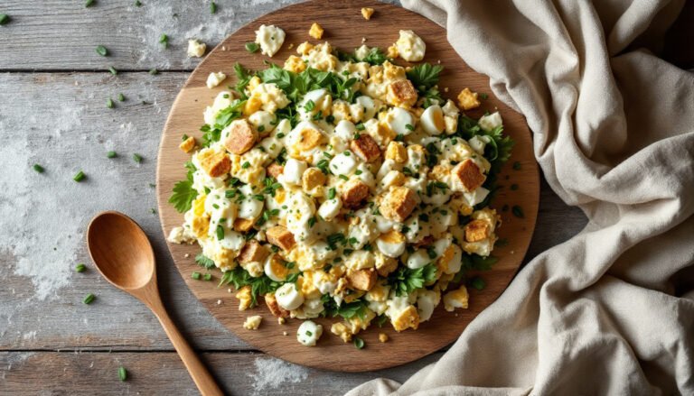 Salade à l’oeuf, crème et ciboulette : découvrez la recette lorraine traditionnelle du samedi Saint