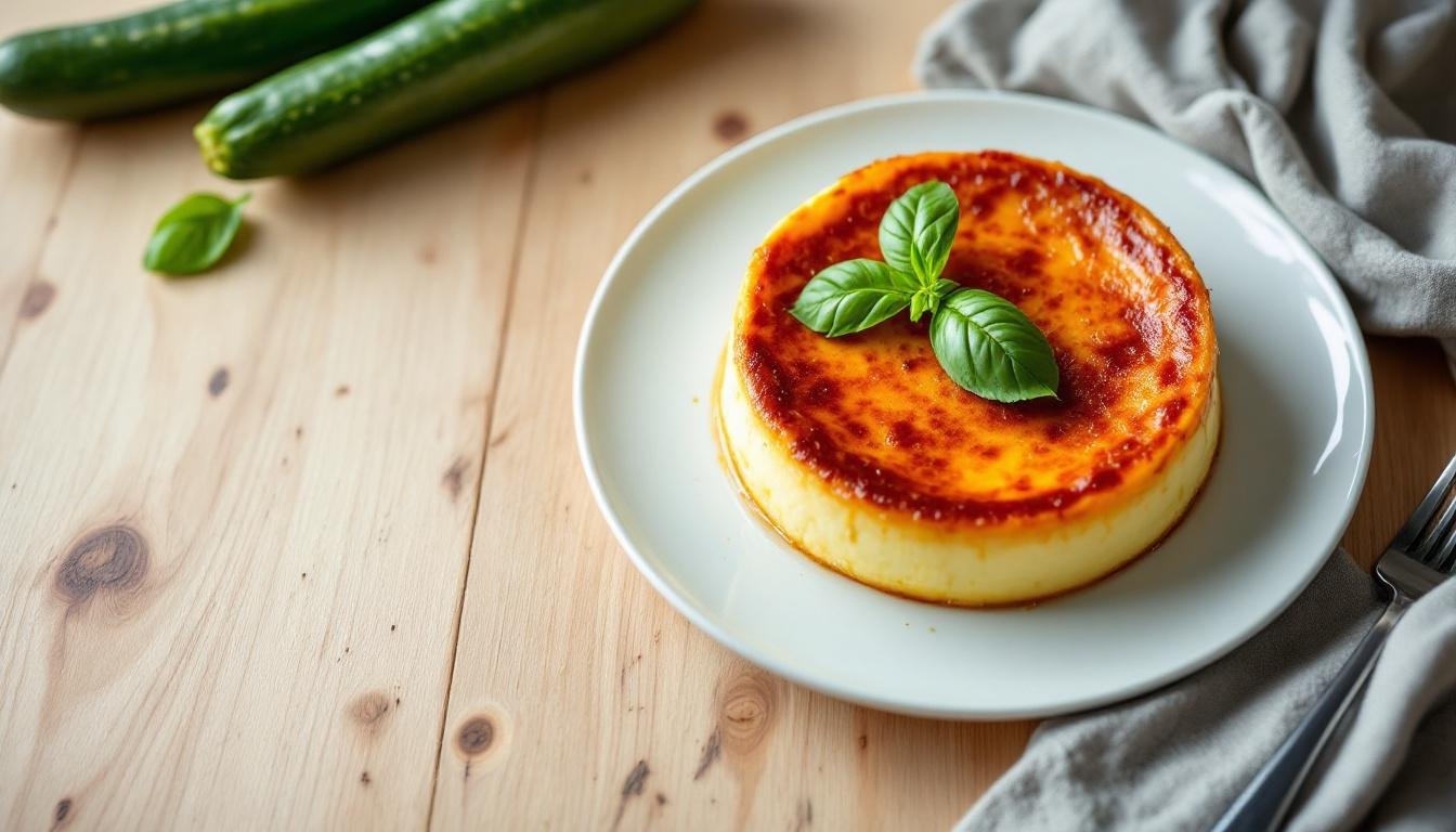 découvrez notre délicieuse recette de flan de courgettes, parfaite pour des repas d'été équilibrés. savourez un plat léger, riche en saveurs et en nutriments, idéal pour accompagner vos journées ensoleillées!