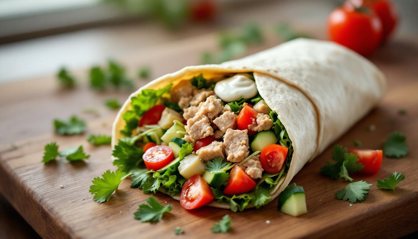découvrez 5 idées originales de garnitures pour vos wraps au thon. faciles à préparer et délicieuses, ces recettes vous feront apprécier le thon sous un nouveau jour. parfaites pour un déjeuner savoureux et rapide !