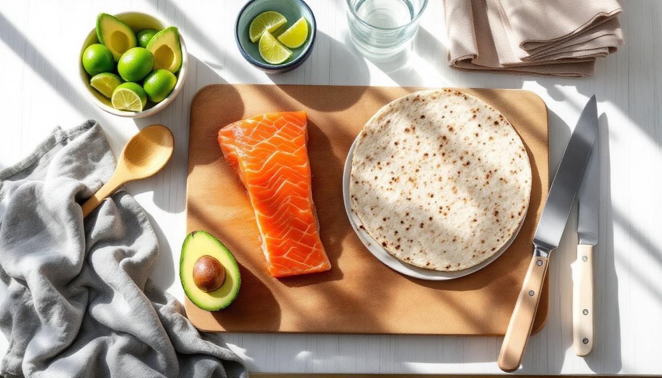 découvrez comment préparer rapidement un délicieux wrap froid au saumon et à l'avocat en seulement 10 minutes. parfait pour un déjeuner léger et savoureux !