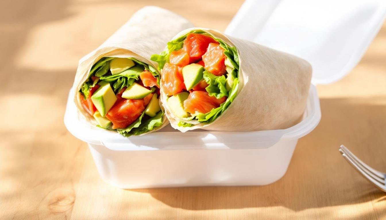 découvrez comment réaliser un savoureux wrap froid au saumon et à l'avocat en seulement 10 minutes. cette recette rapide et délicieuse est idéale pour un déjeuner sain et gourmand. suivez nos étapes simples et régalez-vous !