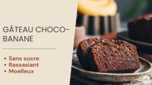 gâteau chocolat à base de banane