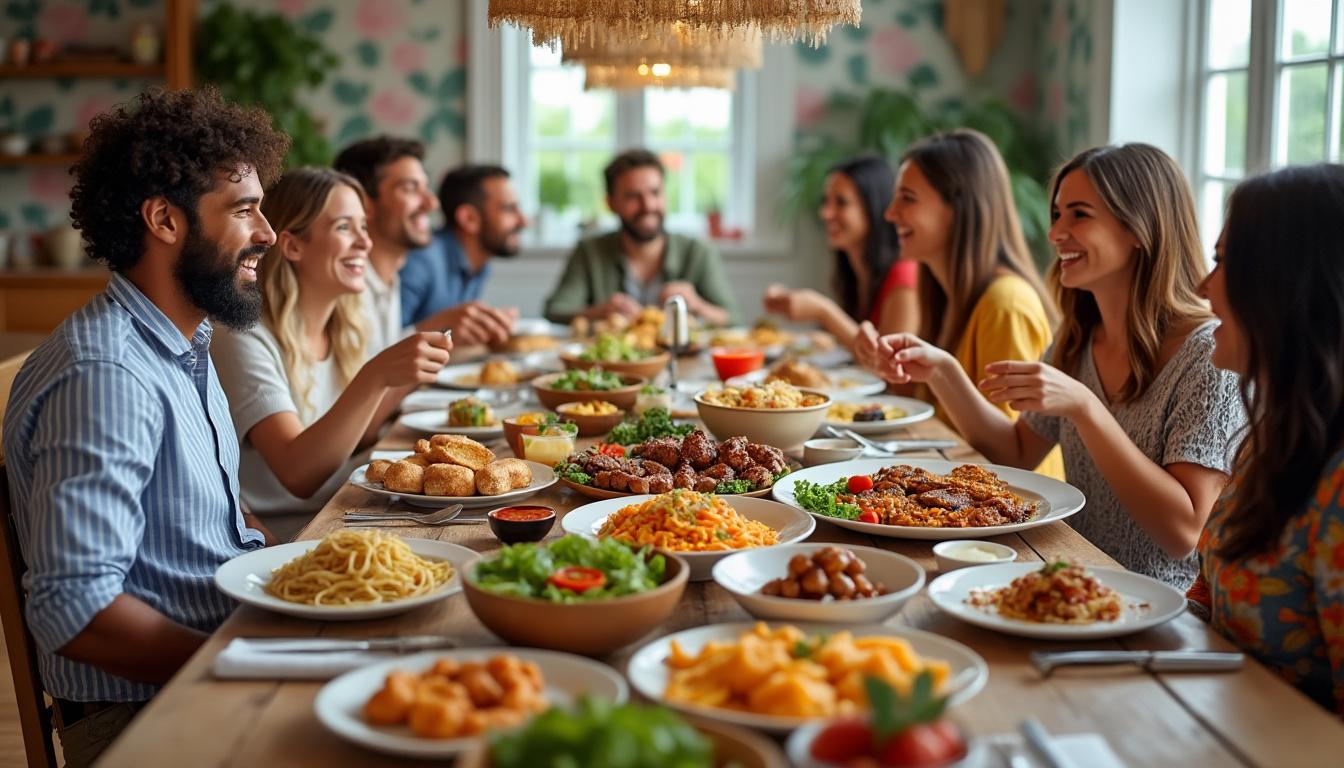 10 Idées de repas conviviaux pour rassembler autour de la table