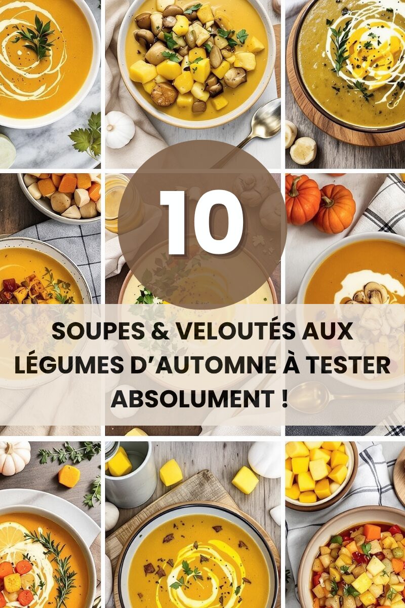 meilleures soupes d'automne healthy