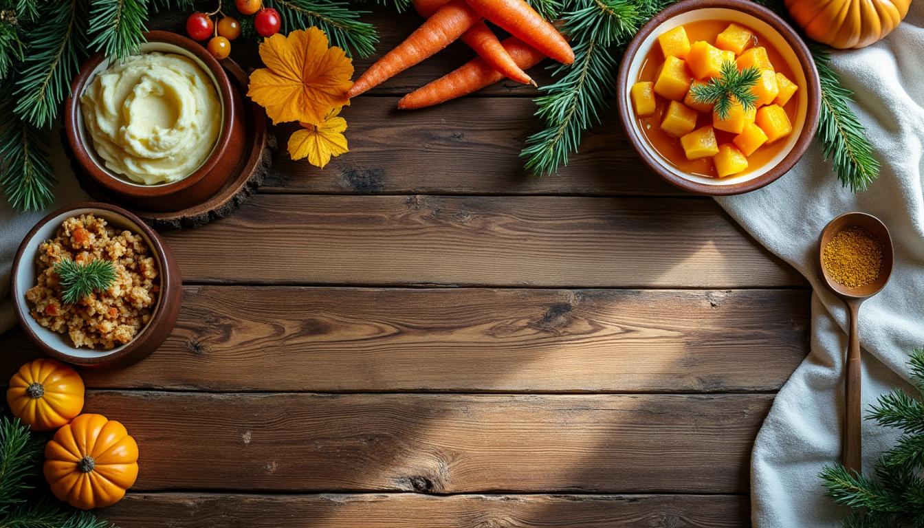 découvrez des accompagnements de noël simples et naturels pour sublimer votre table festive avec des recettes savoureuses et faciles à préparer.