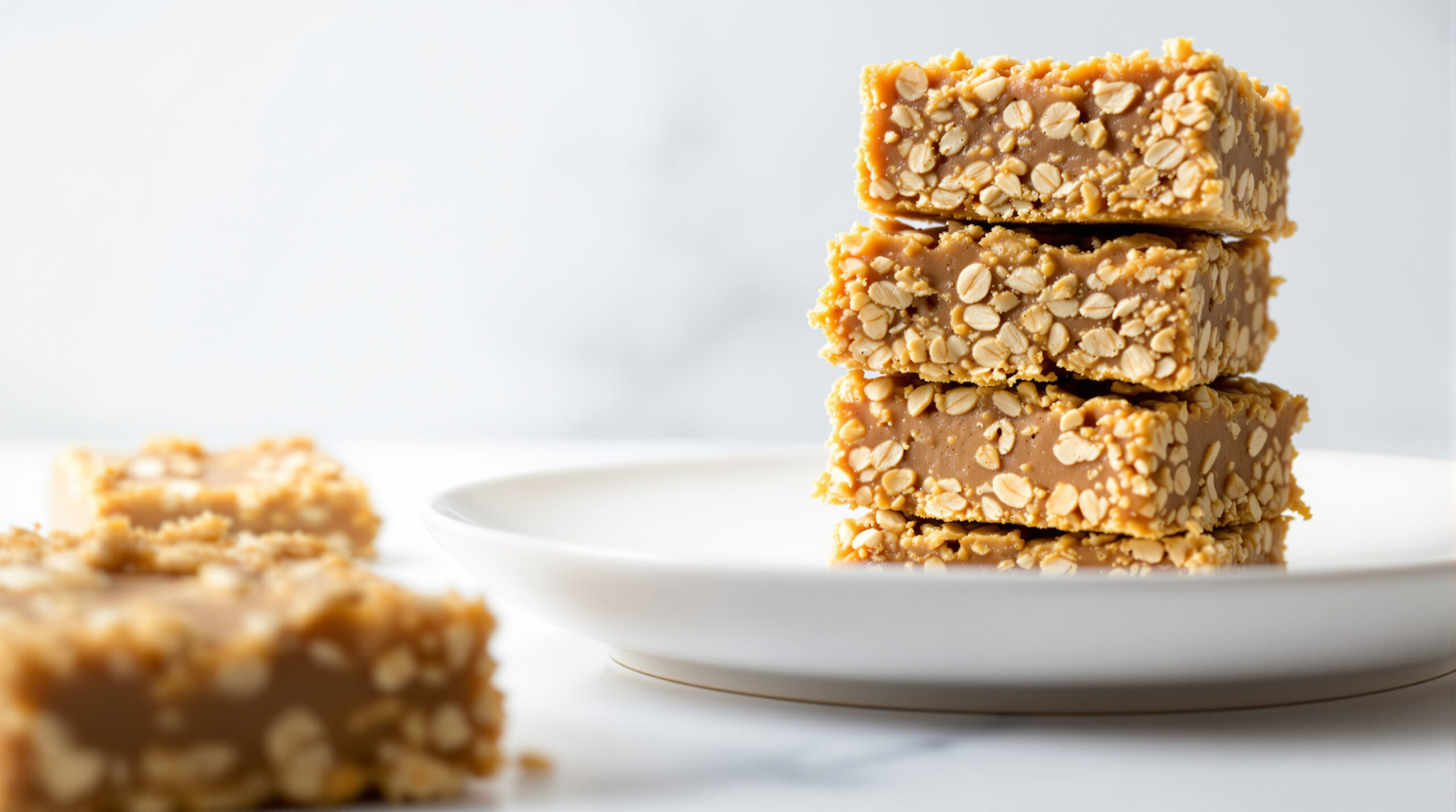 découvrez notre recette facile de barres avoine–beurre de cacahuète sans cuisson, parfaites pour une collation saine et rapide à préparer.