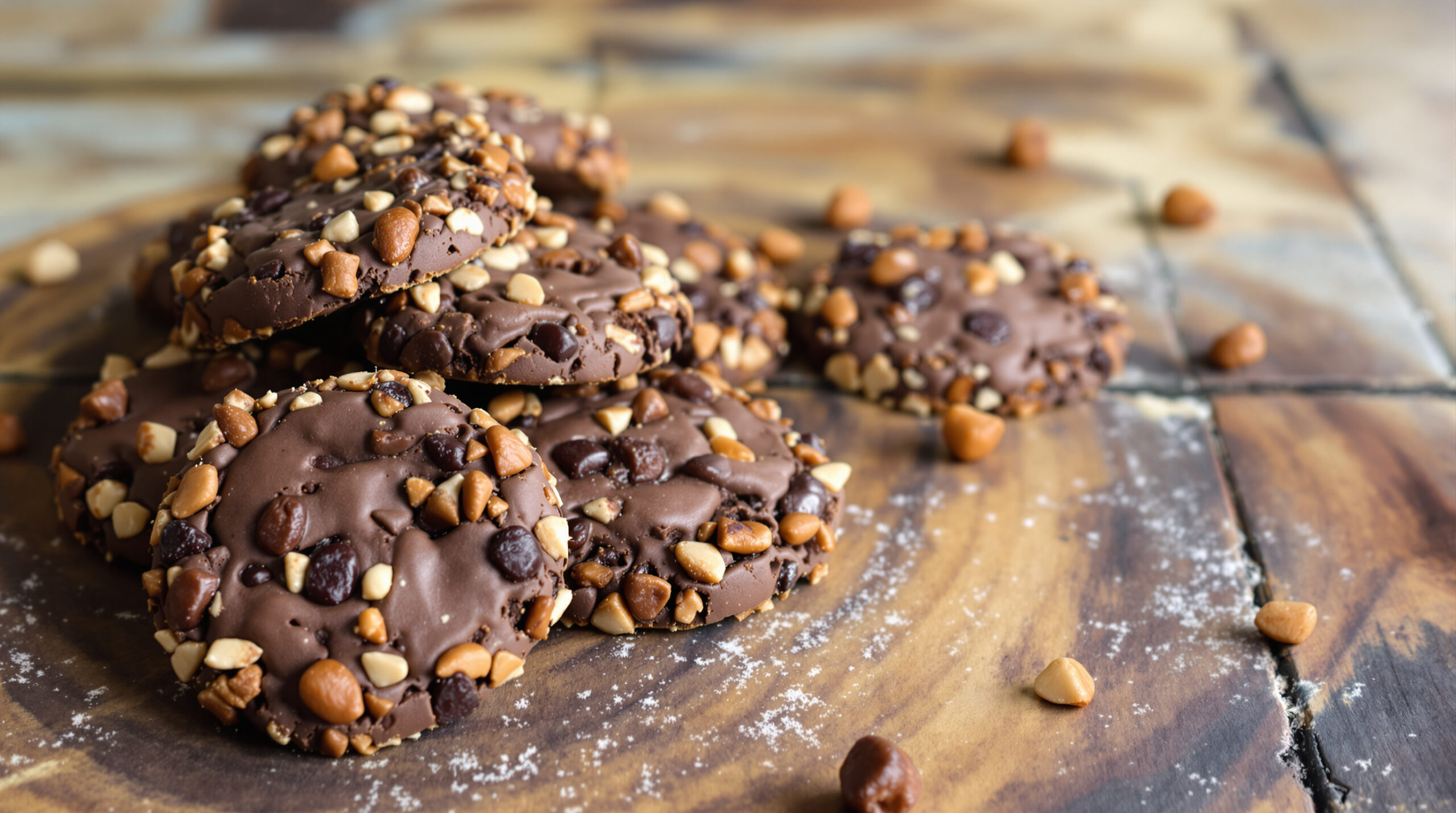 Biscuits cacao raw dattes–noisettes (sans sucre ajouté)