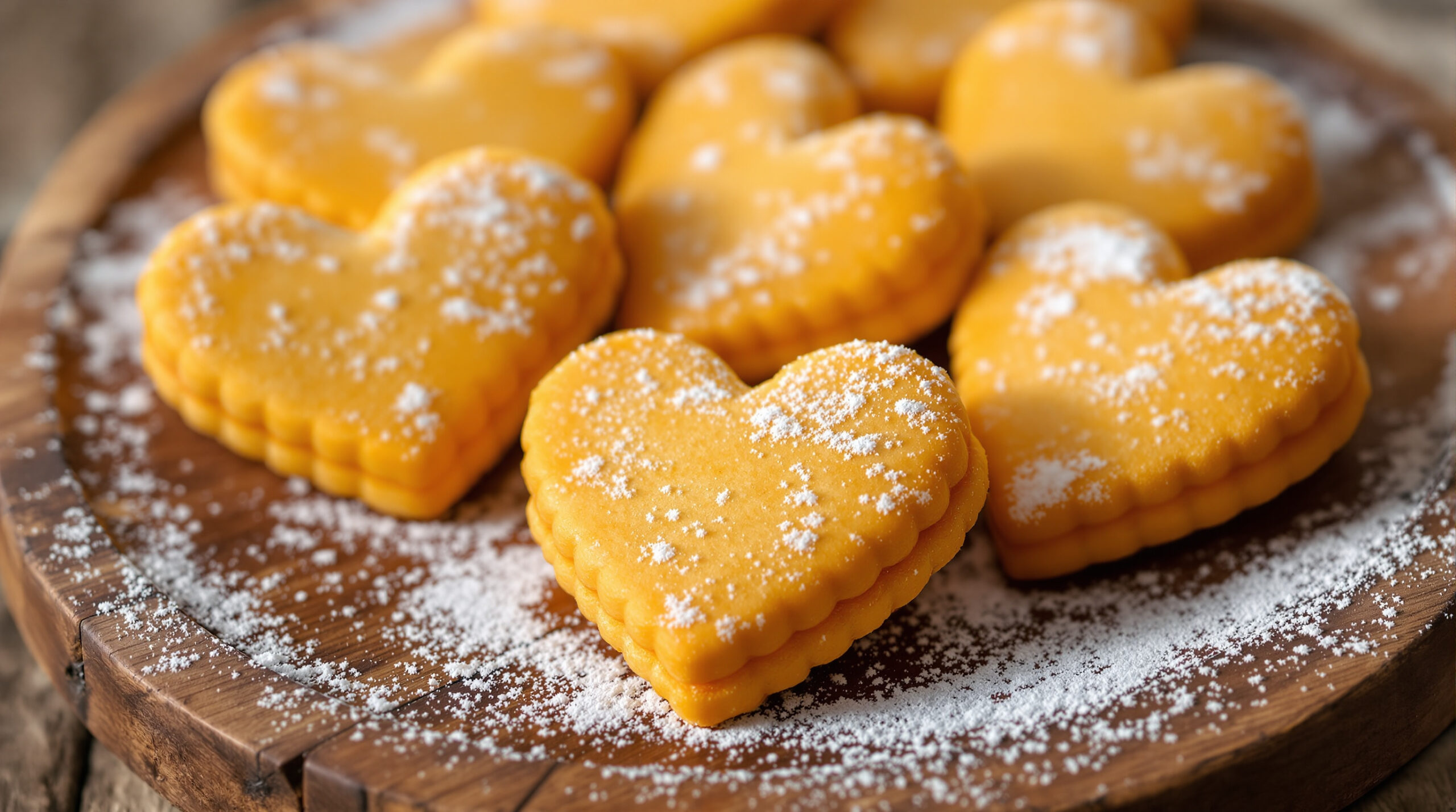 Biscuits cœur à l’orange sans gluten et sans œufs