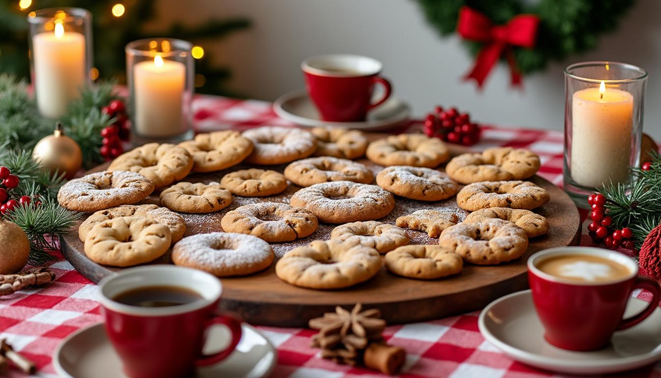 découvrez notre recette facile de biscuits de noël aux épices douces faits maison, parfaits pour des fêtes chaleureuses et gourmandes.