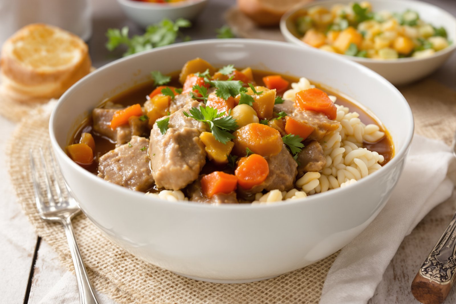 Blanquette de veau façon Weight Watchers