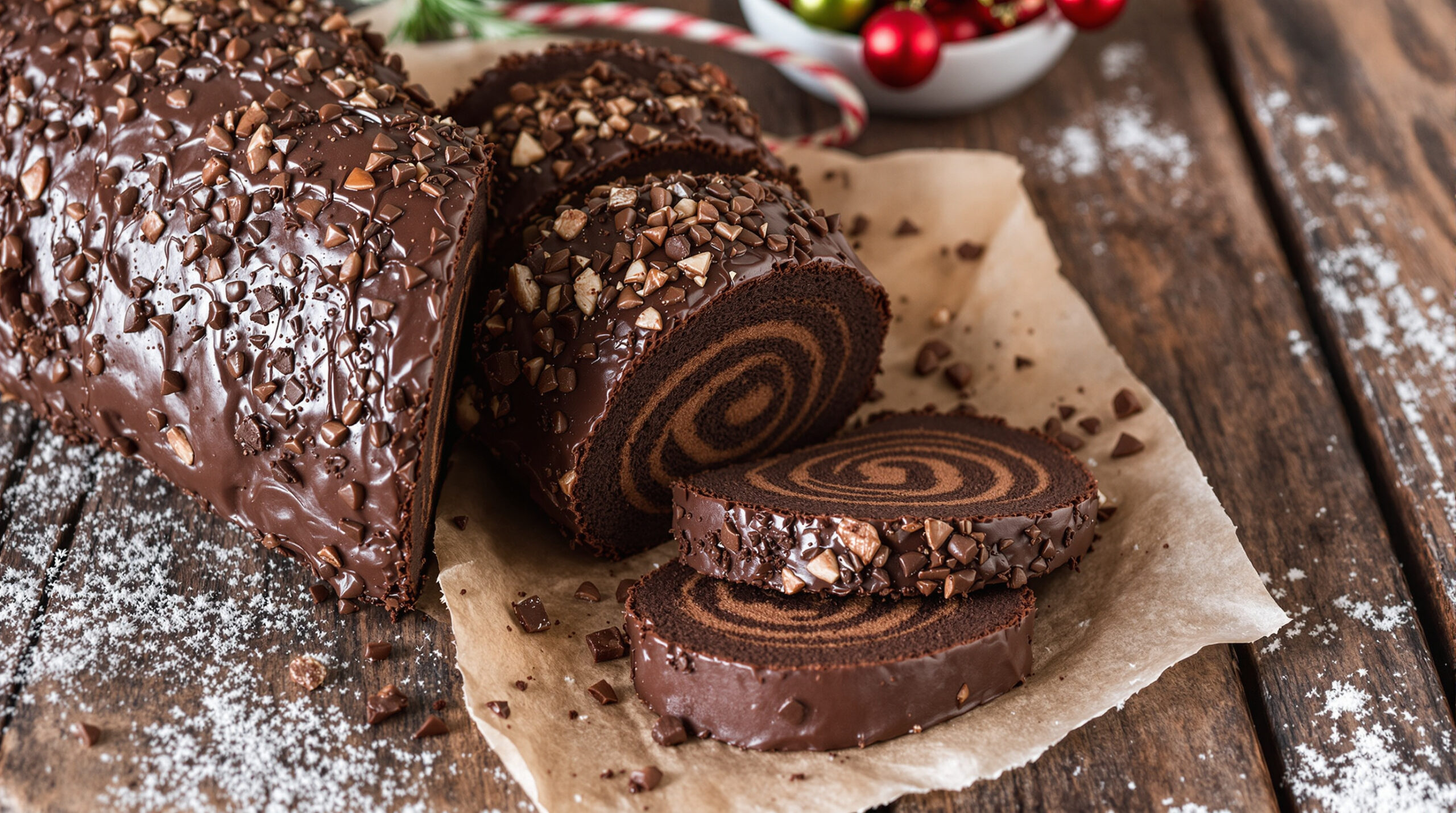 découvrez notre délicieuse bûche vegan praliné croustillant, alliant douceur, gourmandise et texture croquante pour un dessert 100% végétal et festif.