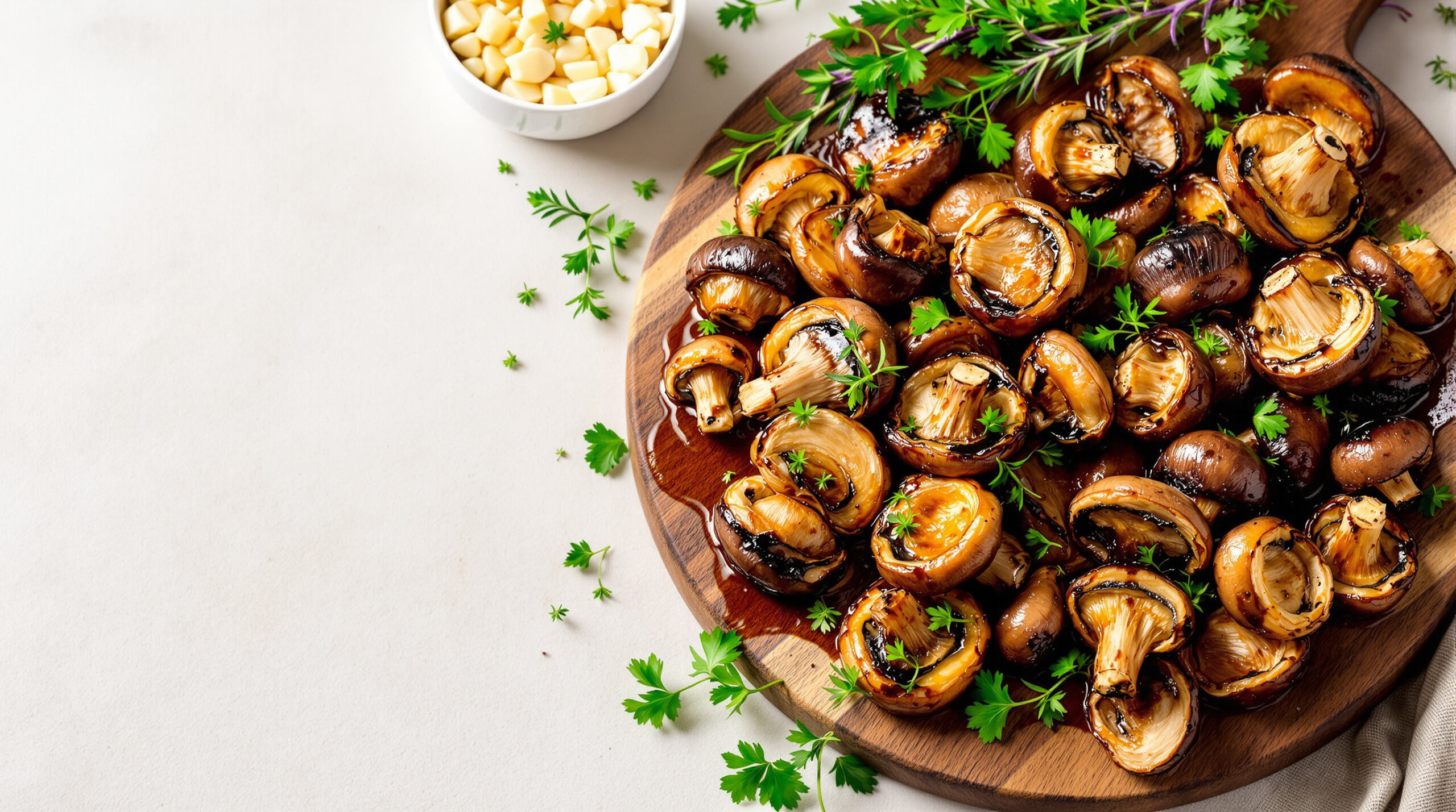 découvrez notre recette simple et rapide de champignons rôtis au four, parfaits pour un plat savoureux et facile à préparer en quelques minutes.
