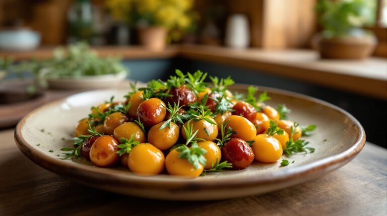 découvrez notre recette express de châtaignes poêlées aux herbes, un accompagnement savoureux et facile à préparer pour sublimer vos plats.