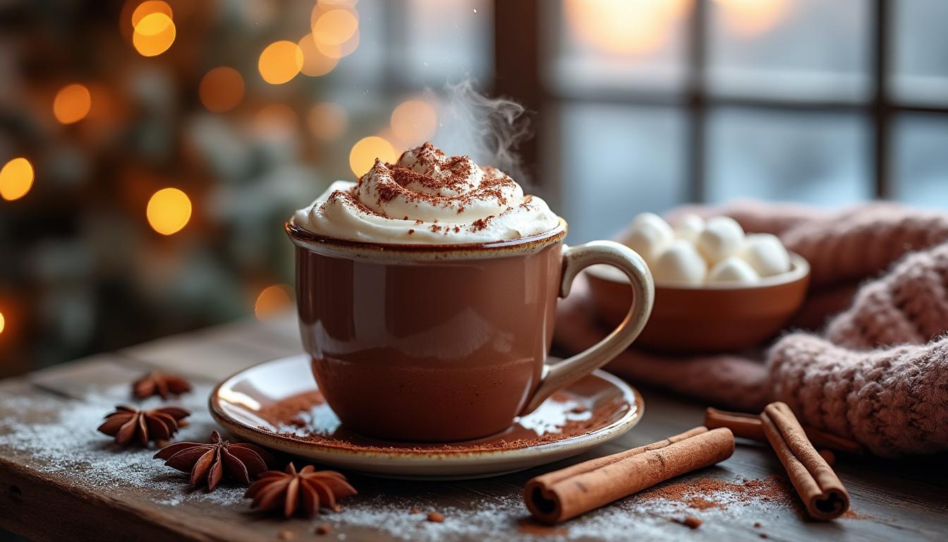 Chocolat chaud crémeux maison pour les soirées d’hiver