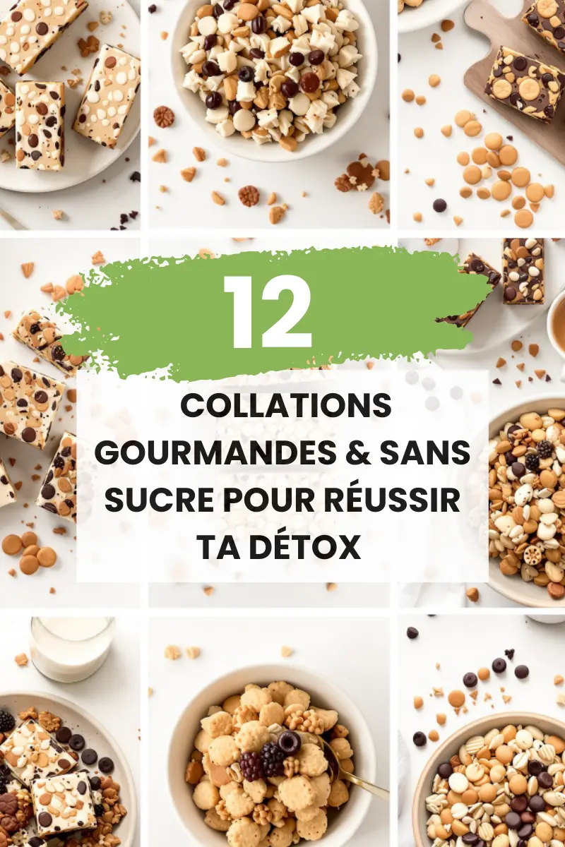 12 collations et encas sains sans sucre ajouté