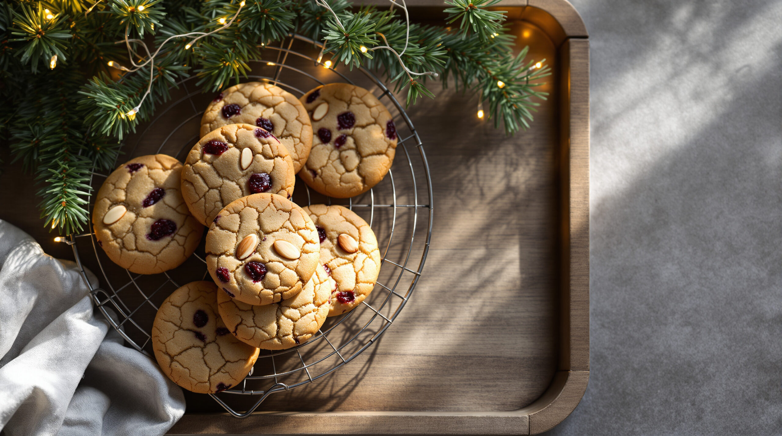 découvrez nos cookies moelleux aux cranberries et amandes, 100% sans gluten, parfaits pour une pause gourmande et saine.