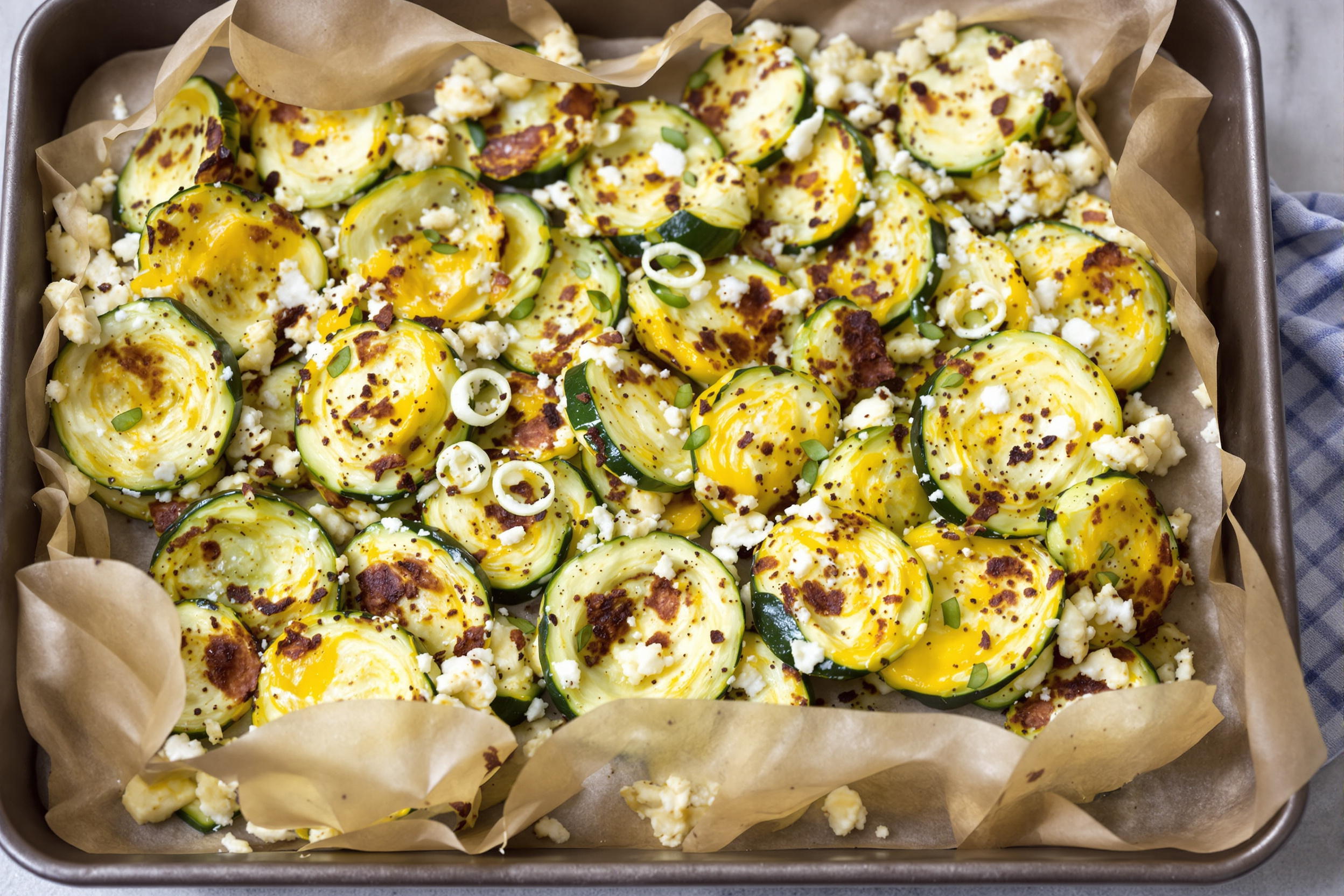 Courgettes smashées au four : la nouvelle façon tendance de cuisiner les courgettes