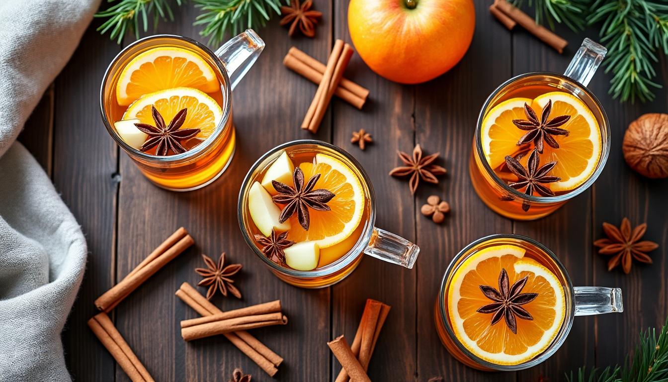 découvrez notre recette réconfortante d'eau infusée à l'orange et aux épices, parfaite pour se réchauffer et rester hydraté tout l'hiver.