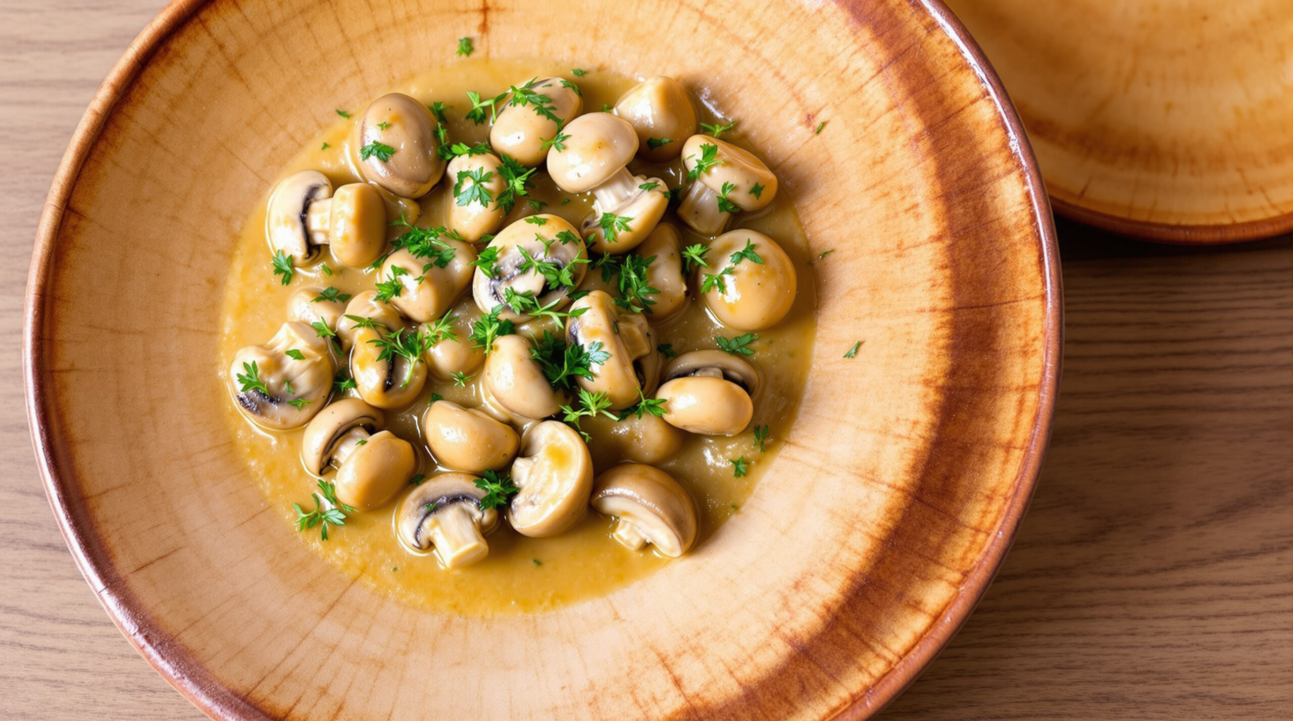 découvrez une délicieuse fricassée de champignons à la crème et au thym, un plat savoureux et réconfortant parfait pour toutes les saisons.
