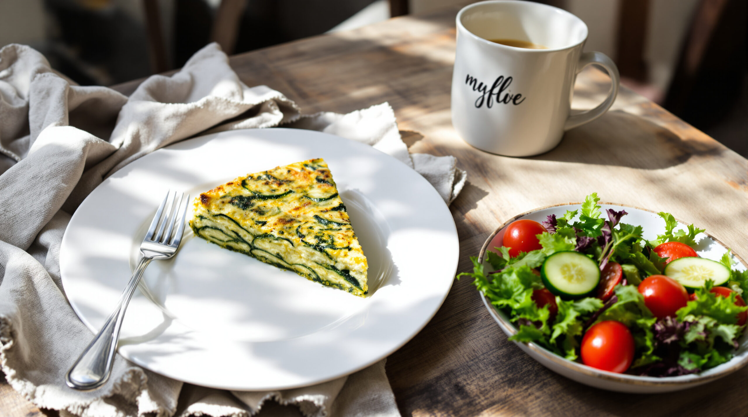 découvrez notre recette facile et saine de frittata verte aux courgettes et pesto, parfaite pour un brunch gourmand et rapide à préparer.