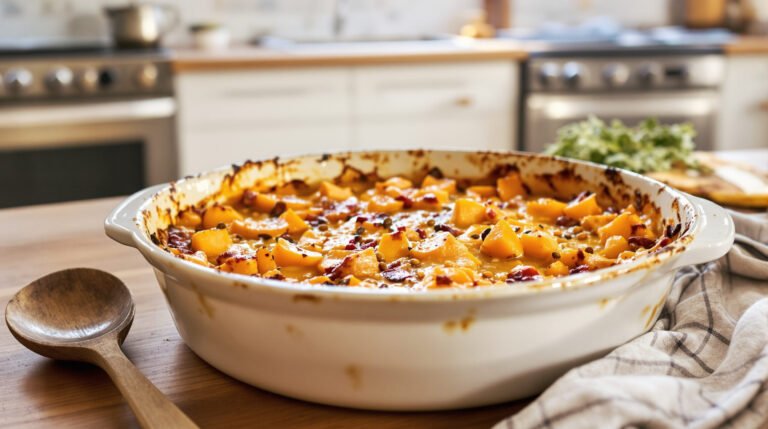 découvrez notre recette savoureuse de gratin de patates douces et lentilles corail, un plat réconfortant et riche en saveurs, parfait pour un dîner équilibré et gourmand.