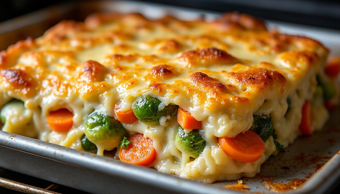 découvrez notre délicieux gratin d’hiver aux légumes rôtis et fromage fondant, un plat chaleureux et savoureux qui réchauffera vos soirées froides.