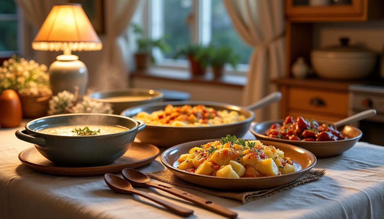 découvrez nos idées de recettes hivernales généreuses et conviviales, parfaites pour partager de grands plats réchauffants en famille ou entre amis.