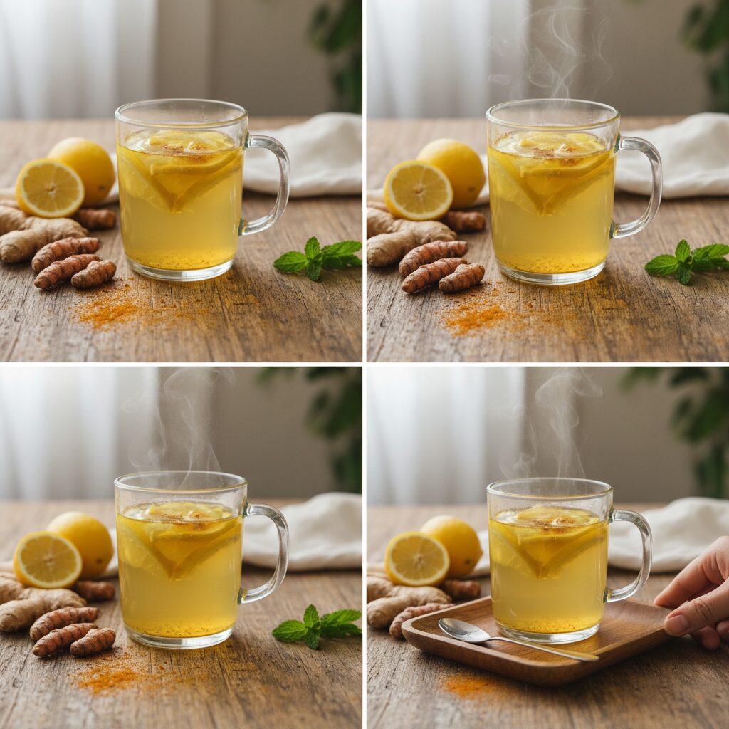 découvrez notre infusion drainante à base de gingembre, citron et curcuma, idéale pour purifier votre organisme et stimuler votre bien-être au quotidien.