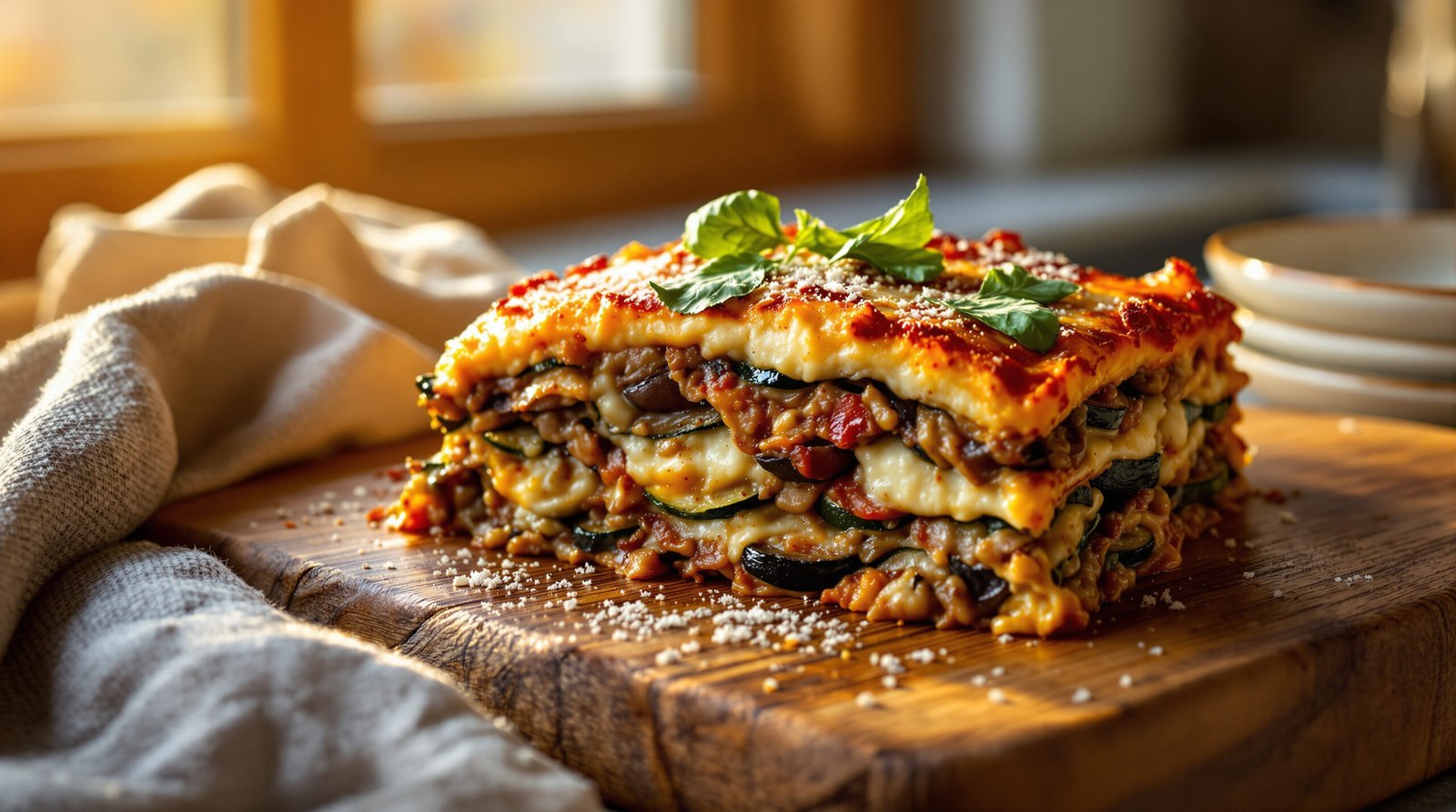 découvrez notre recette de lasagnes aux légumes d’automne et ricotta, un plat savoureux et réconfortant parfait pour les soirées fraîches.