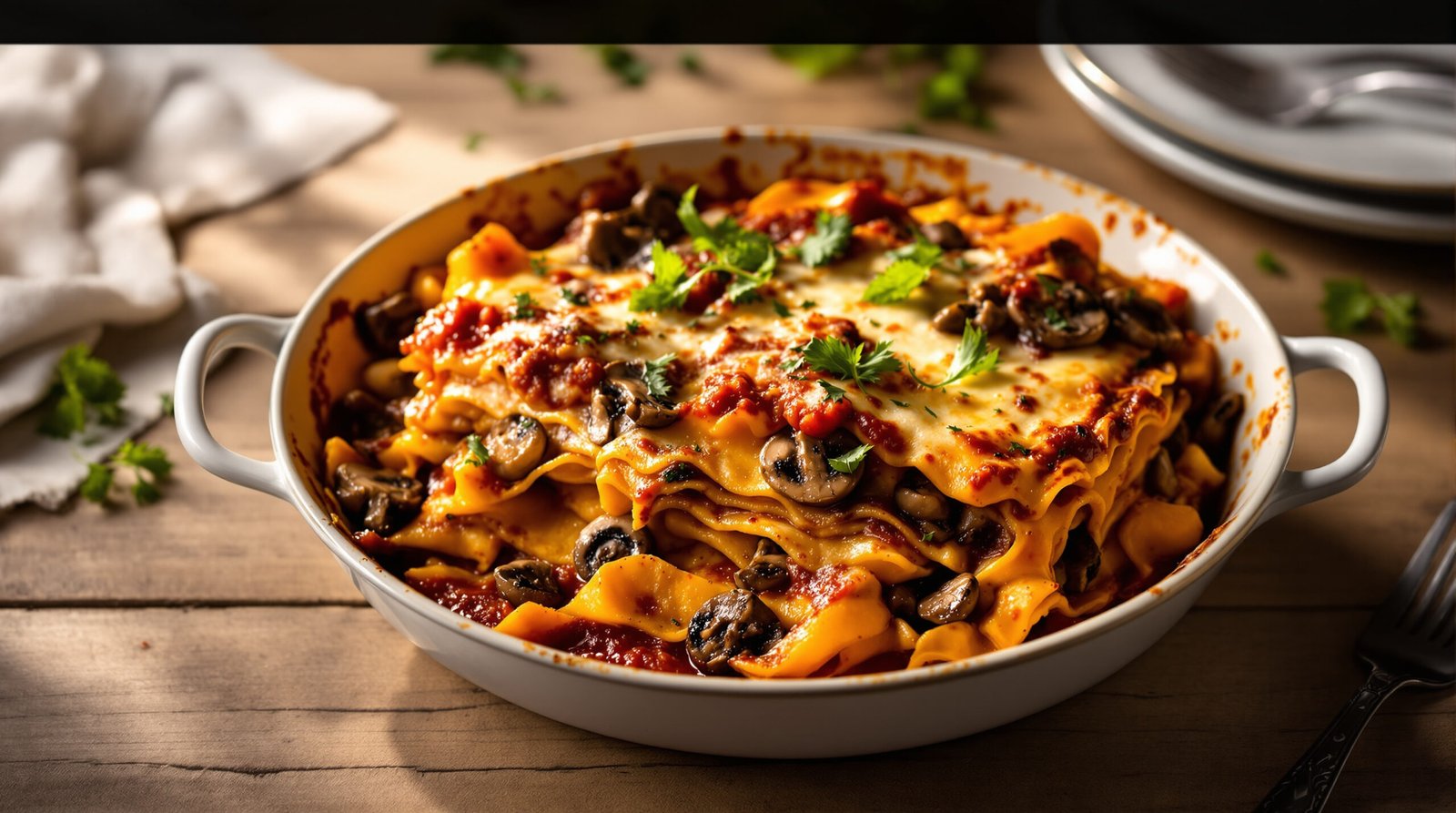 découvrez notre recette savoureuse de lasagnes végétariennes à la courge butternut, un plat healthy et gourmand parfait pour toute la famille.