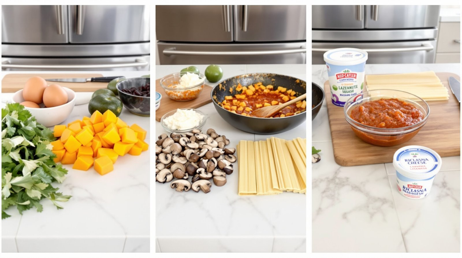 découvrez notre recette facile et gourmande de lasagnes végétariennes à la courge butternut, idéale pour un repas sain et savoureux.