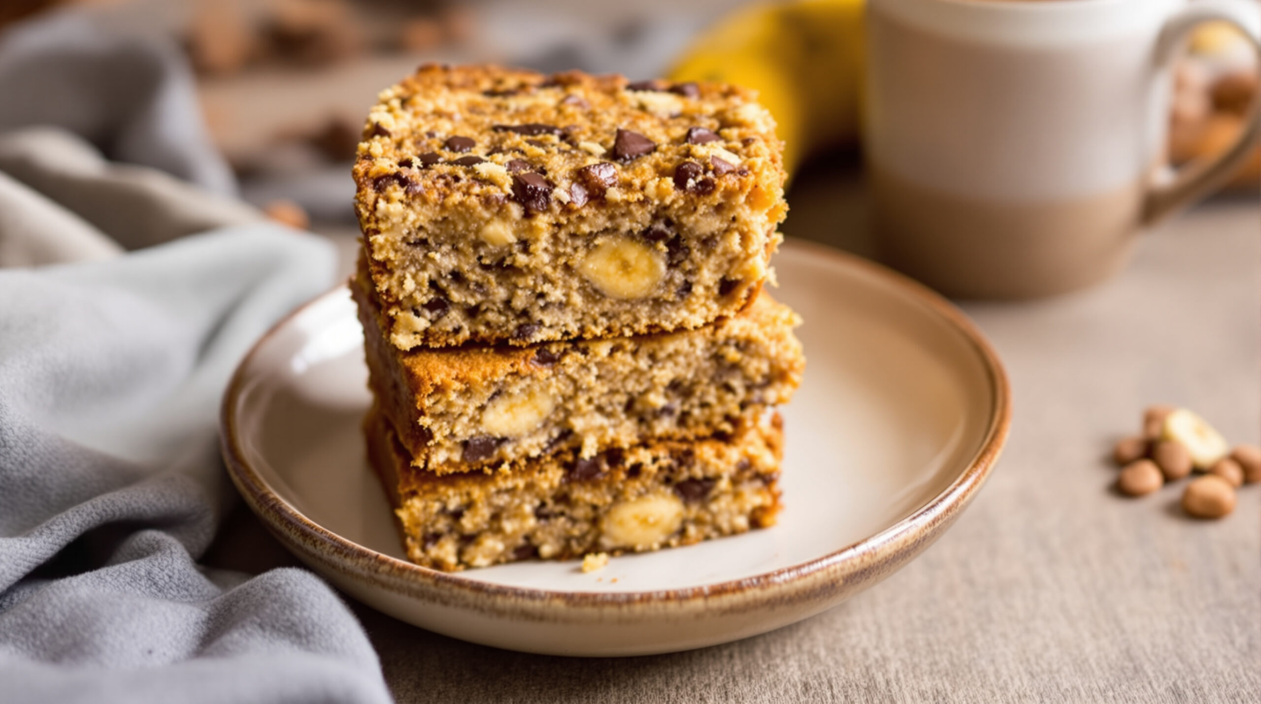 découvrez nos mini banana breads protéinés, moelleux et sans sucre raffiné, préparés facilement dans votre air fryer pour une gourmandise saine et rapide.