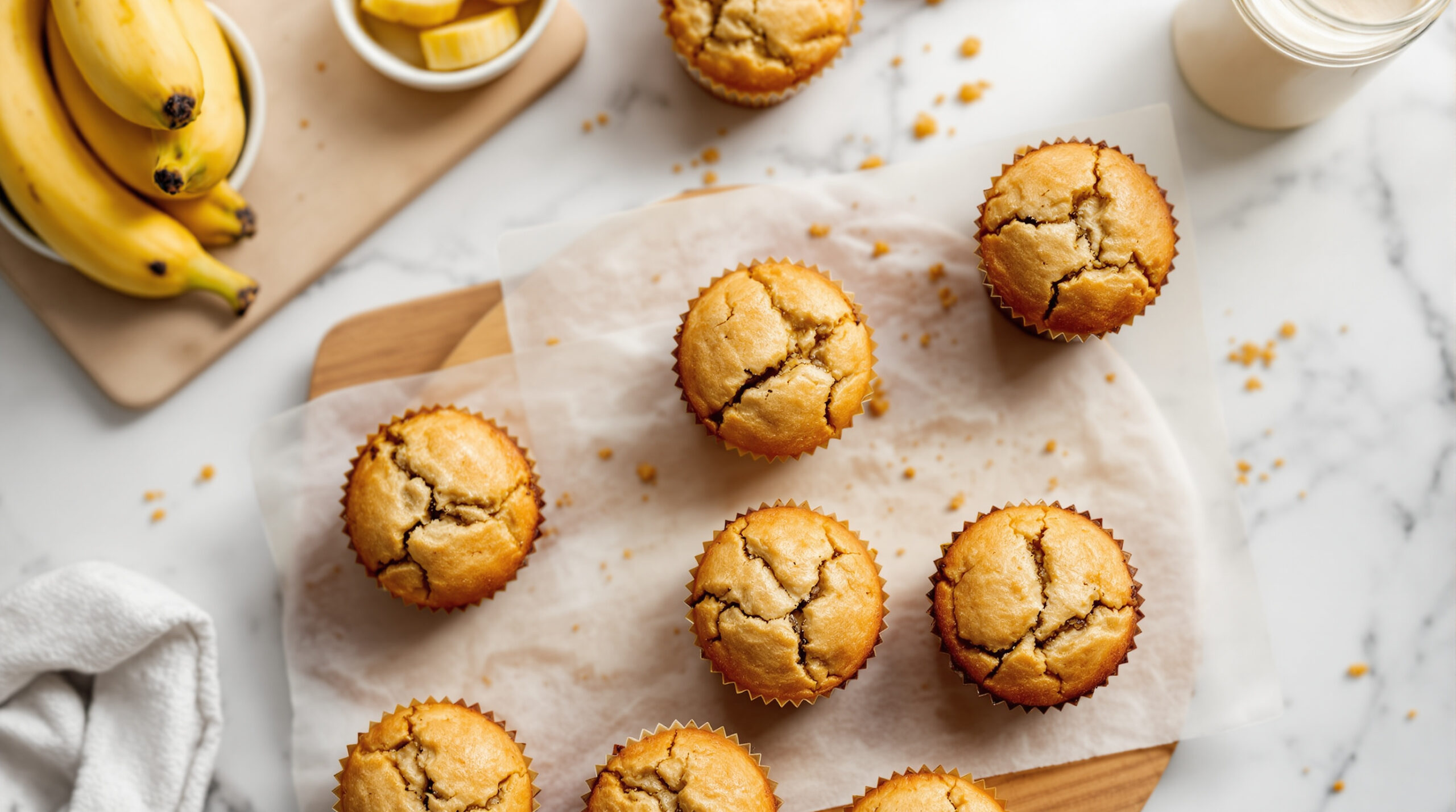 découvrez notre recette de mini banana bread protéinés, moelleux et sans sucre raffiné, préparés facilement avec votre air fryer pour un goûter sain et gourmand.