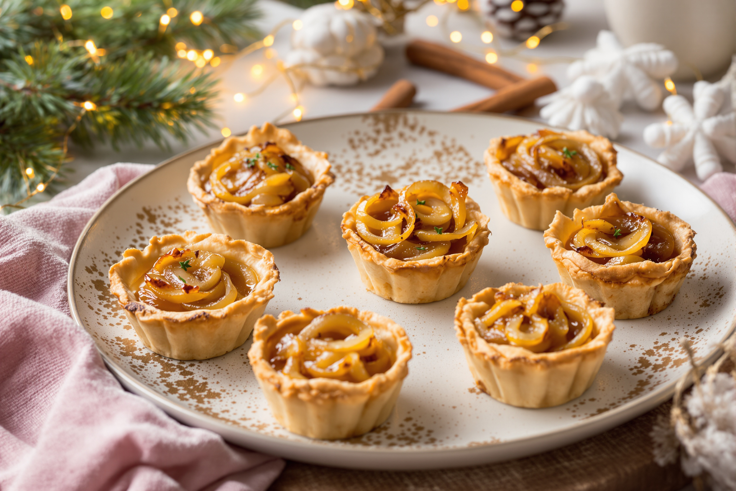 Mini tatin d’oignons caramélisés