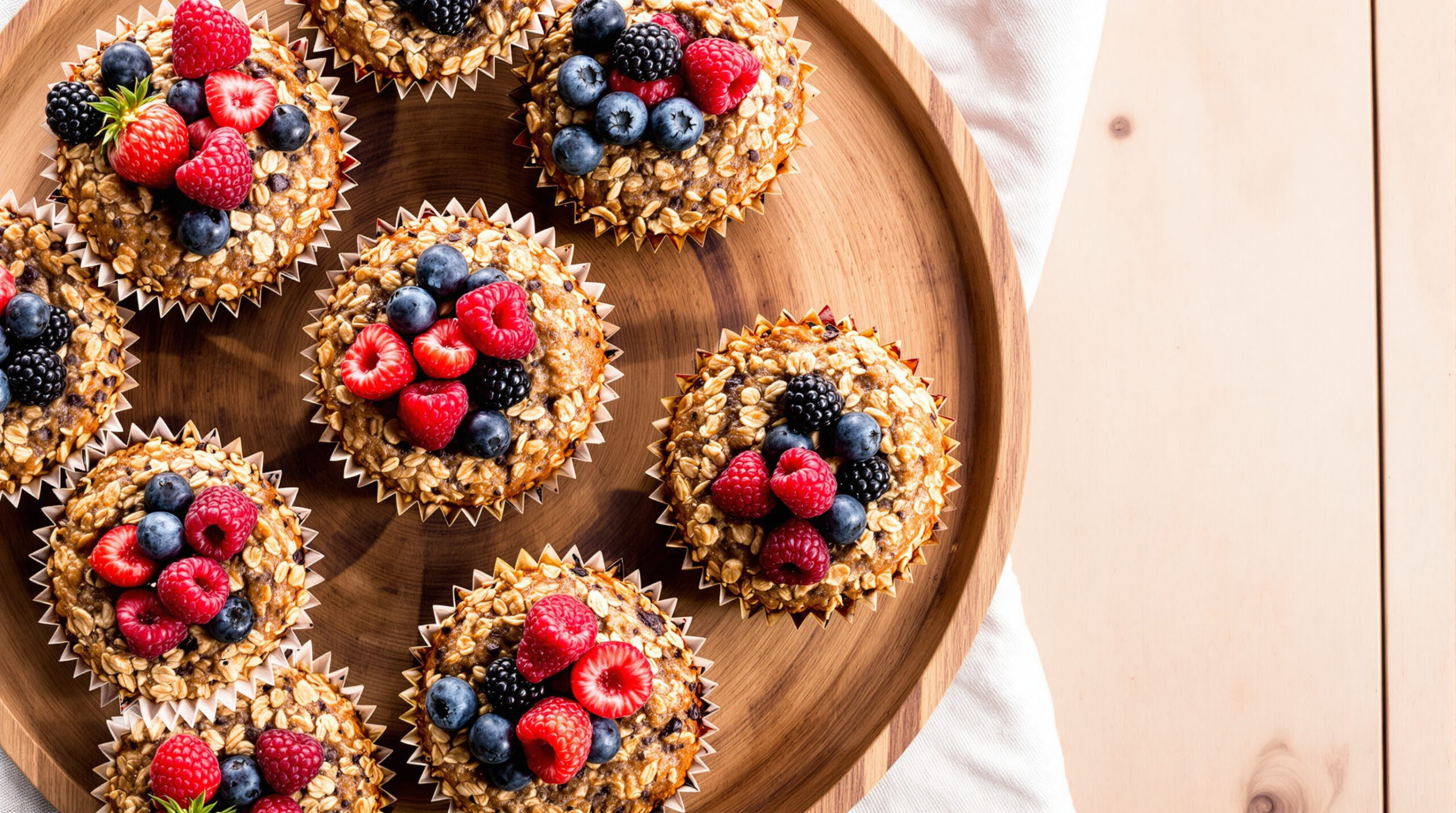 découvrez nos muffins avoine–graines de chia, une collation saine et rassasiante, idéale pour vos pauses gourmandes tout en prenant soin de votre santé.