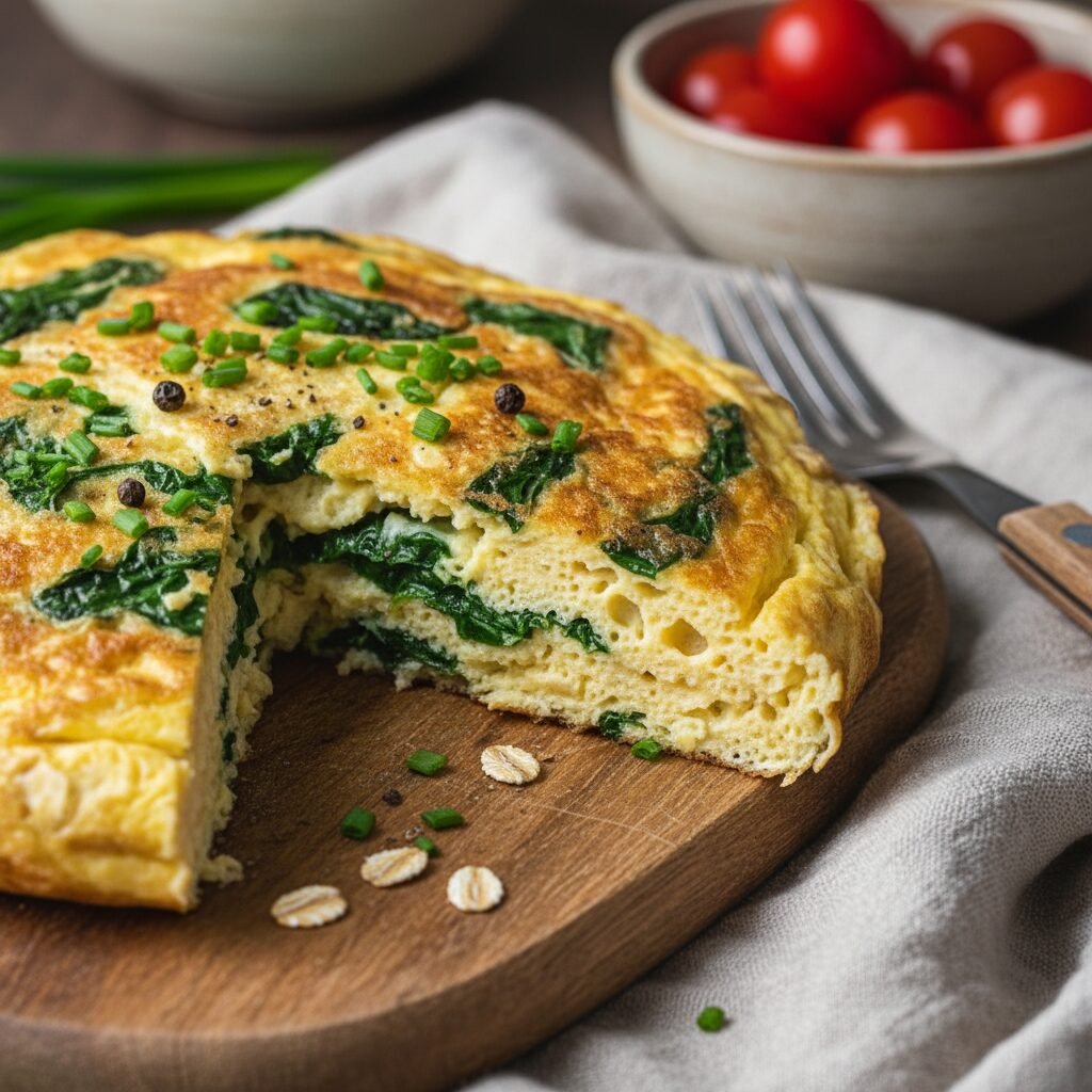 découvrez notre omelette protéinée aux épinards et flocons d’avoine, une recette saine et savoureuse idéale pour un petit-déjeuner ou un repas équilibré.