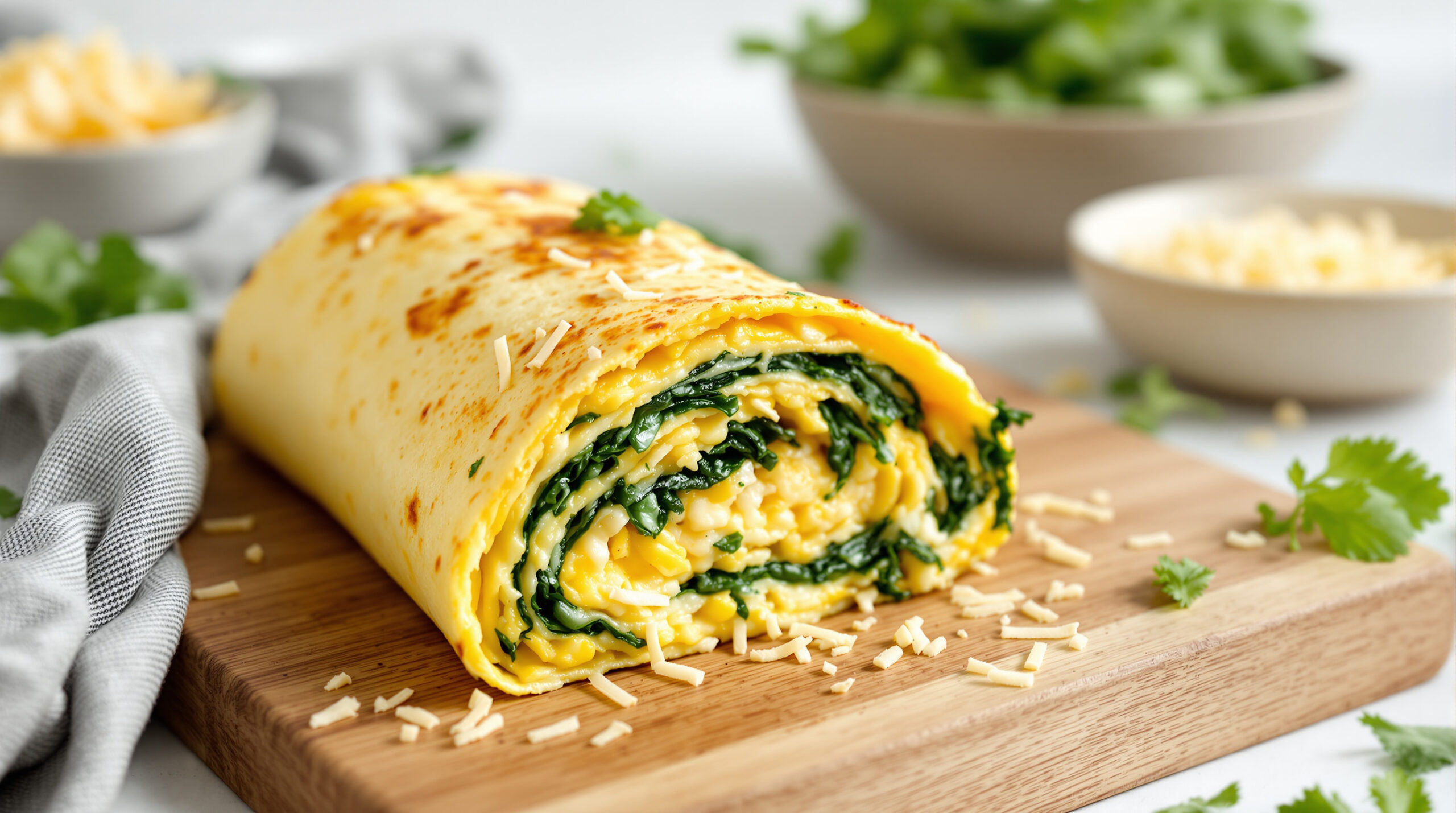 découvrez l'omelette roulée high-protein, le petit-déjeuner riche en protéines qui fait sensation aux états-unis pour bien démarrer la journée.