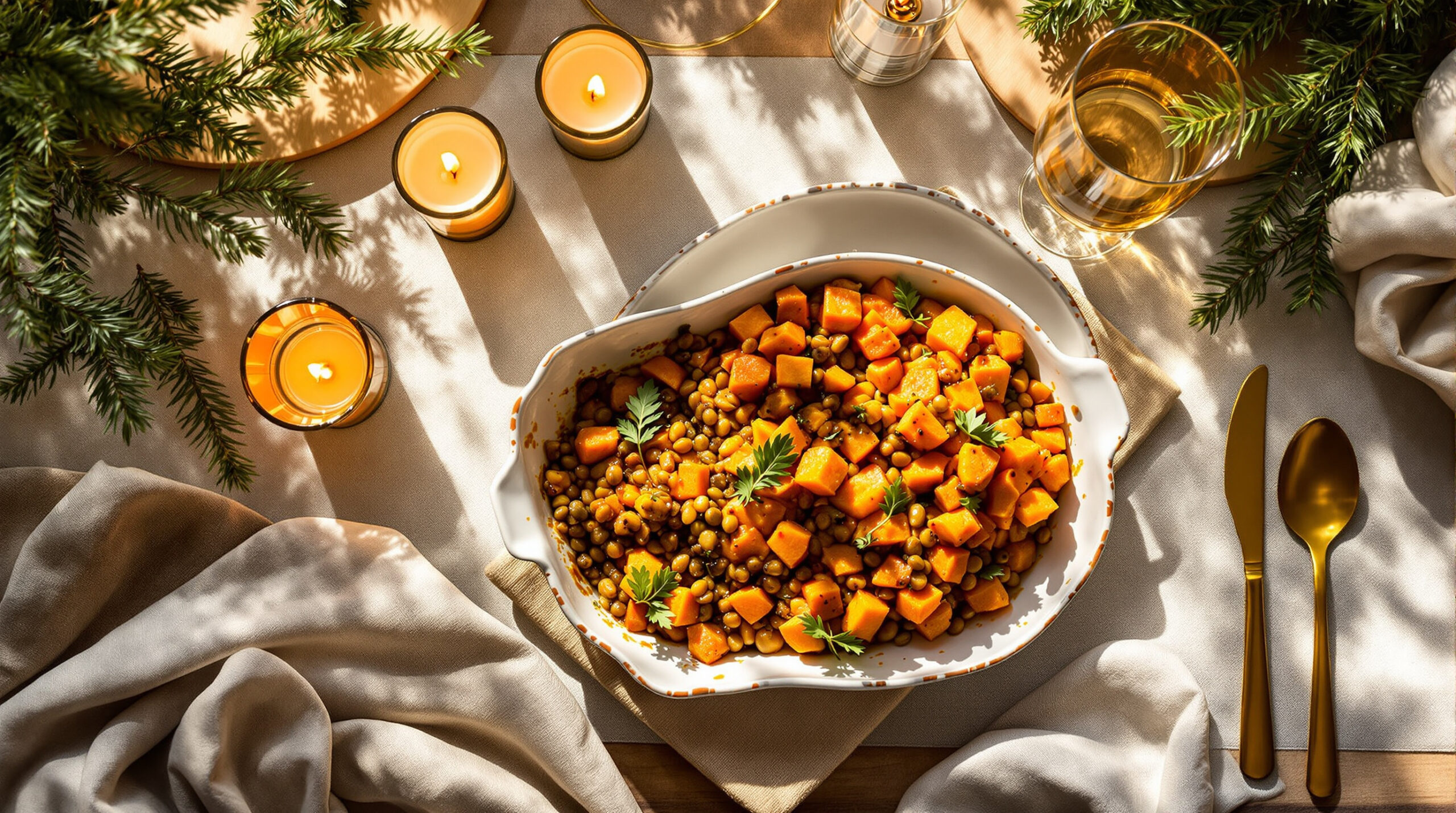découvrez notre recette savoureuse de parmentier végétarien aux lentilles et patate douce, un plat réconfortant, sain et facile à préparer pour toute la famille.
