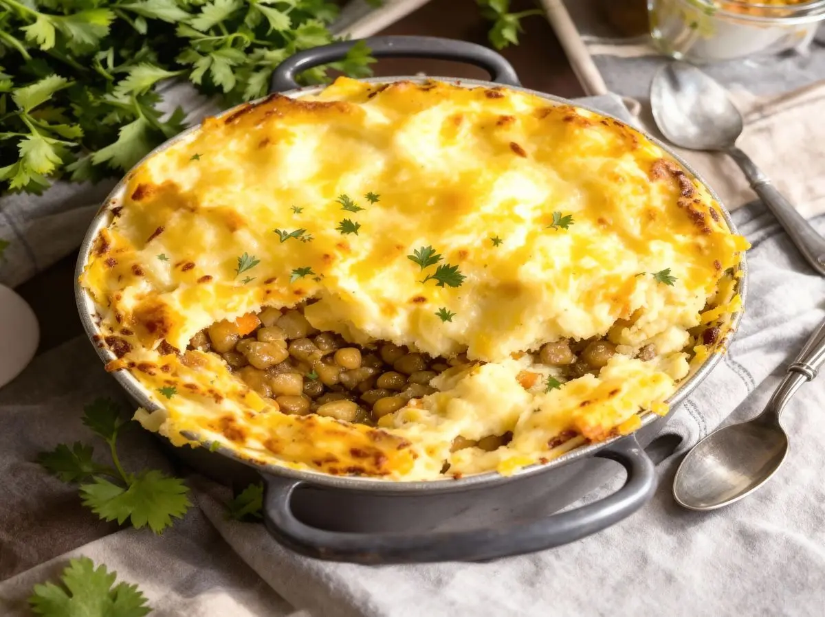 parmentier à la purée de céleri