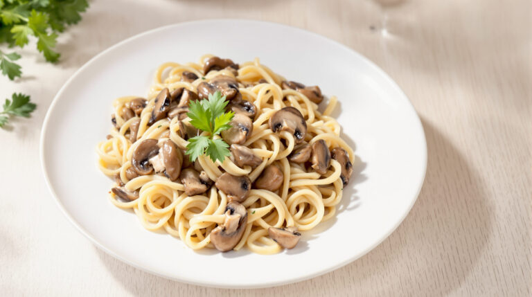 découvrez une recette savoureuse de pâtes aux champignons et mascarpone, alliant douceur et gourmandise pour un plat réconfortant facile à préparer.