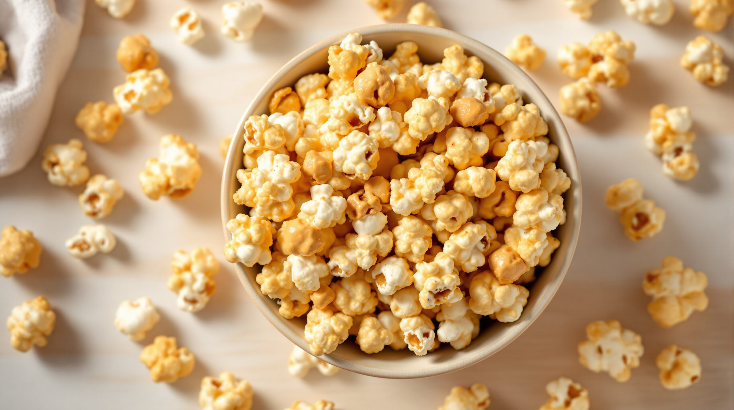 Popcorn protéiné au beurre de cacahuète : le nouveau snack à la mode