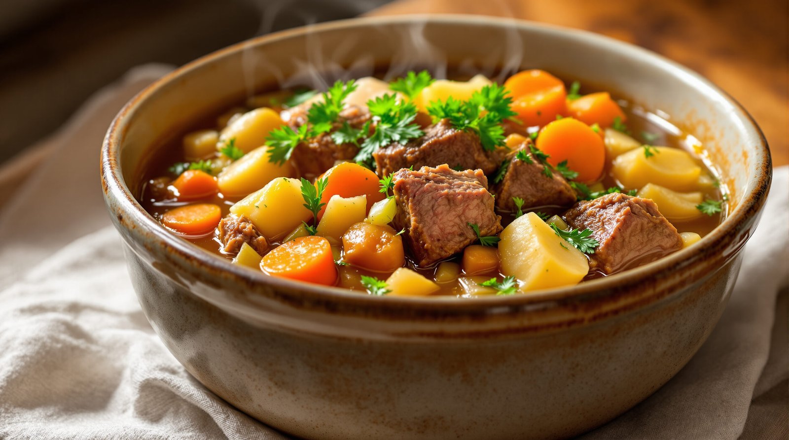 découvrez notre recette de pot-au-feu revisité en version légère, pour un plat traditionnel savoureux et moins calorique, parfait pour un repas équilibré.
