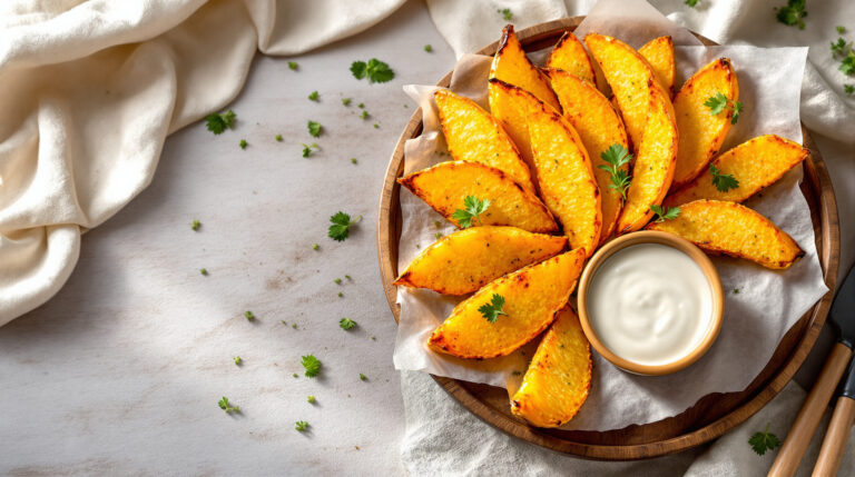 découvrez une recette simple et gourmande de potimarron au four façon wedges croustillants, parfaits pour accompagner vos repas ou pour une collation saine et savoureuse.