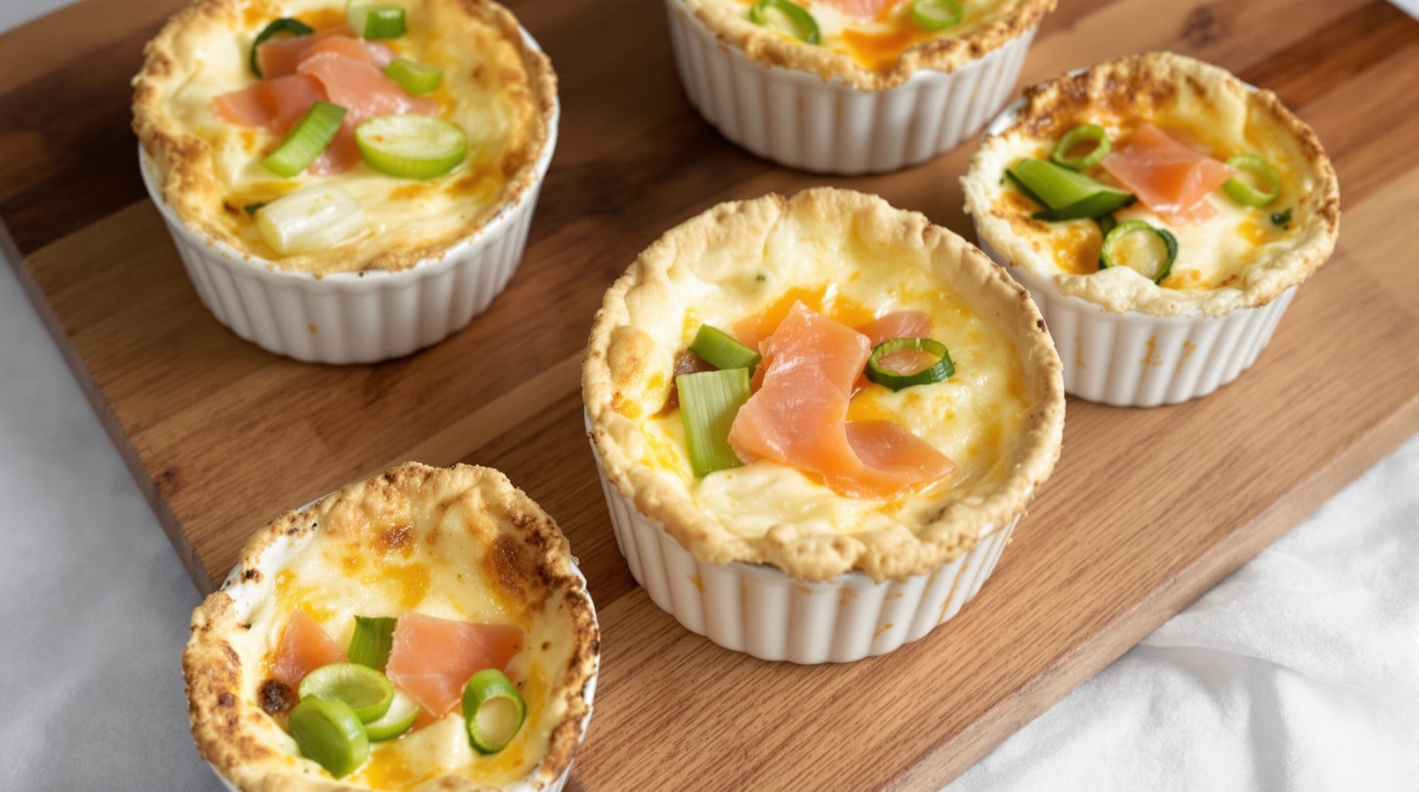 découvrez une délicieuse quiche sans pâte aux poireaux et au saumon fumé, légère et savoureuse, parfaite pour un repas gourmand et facile à préparer.