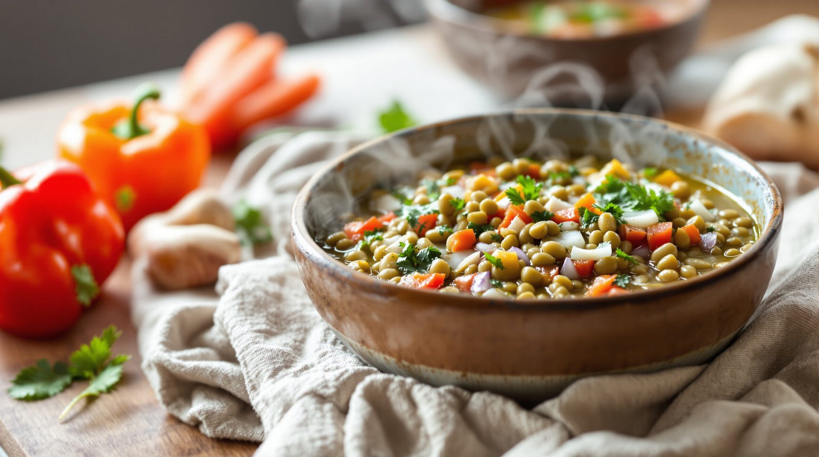 découvrez notre recette savoureuse de ragoût de lentilles vertes façon bourguignon, un plat réconfortant et gourmand aux saveurs authentiques de la cuisine française.