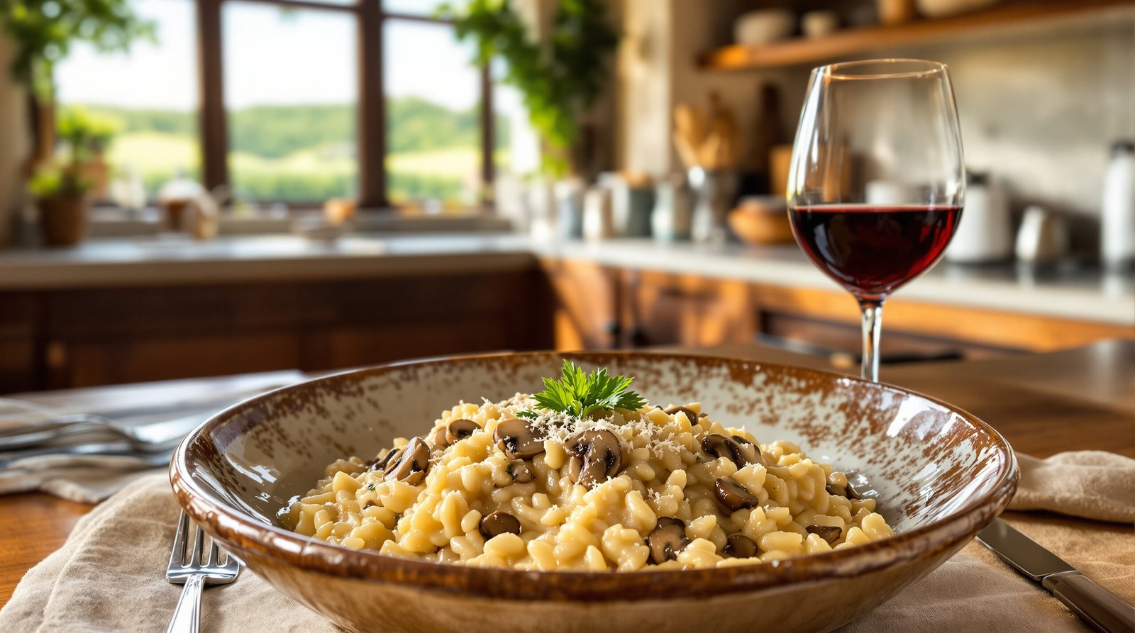 découvrez notre recette facile de risotto crémeux aux champignons et parmesan, un plat savoureux et réconfortant parfait pour toutes les occasions.