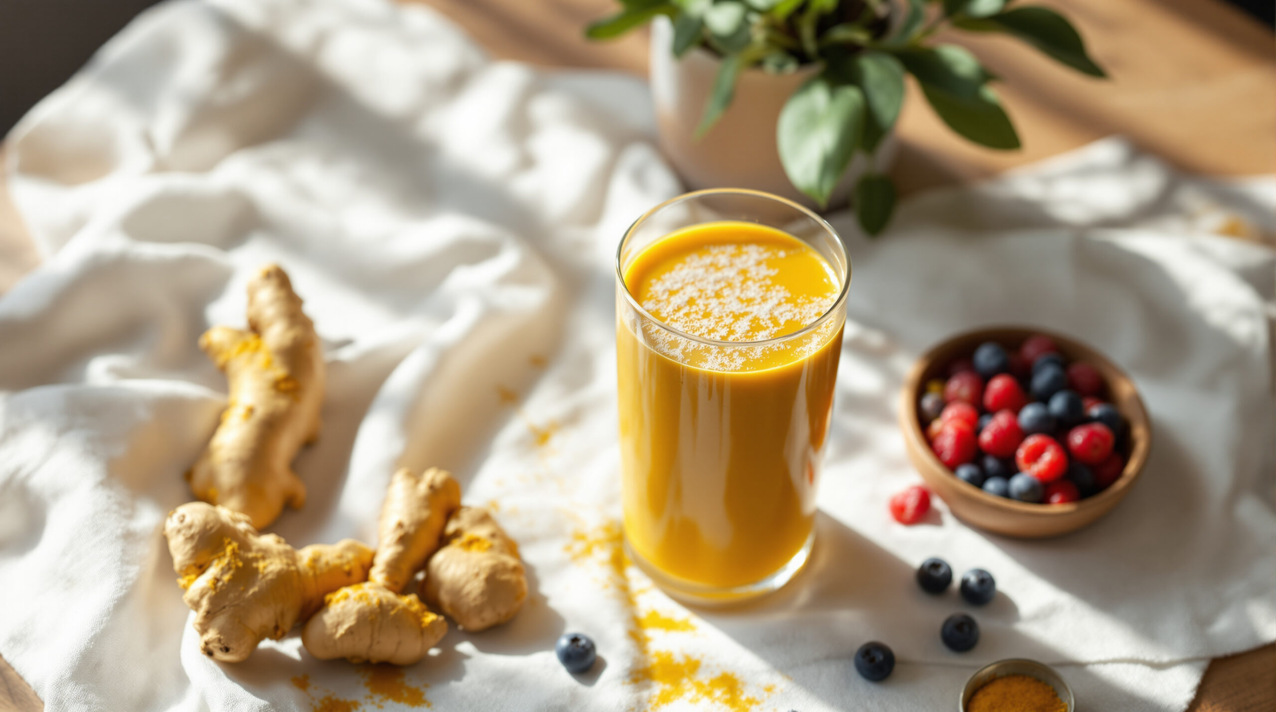découvrez notre smoothie anti-inflammatoire protéiné, une recette rapide et saine pour dynamiser votre matinée et renforcer votre bien-être.