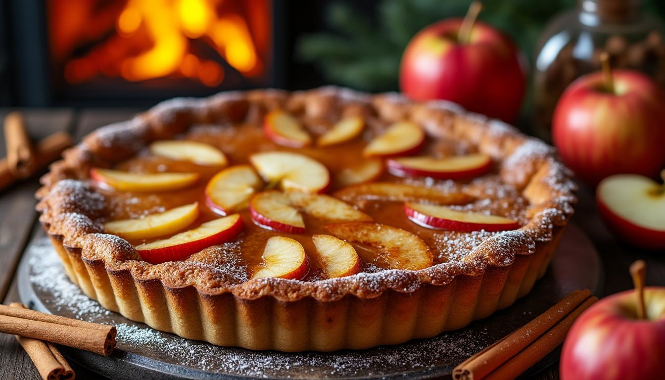 découvrez notre recette de tarte pommes-cannelle ultra fondante, parfaite pour réchauffer vos soirs d’hiver avec douceur et gourmandise.