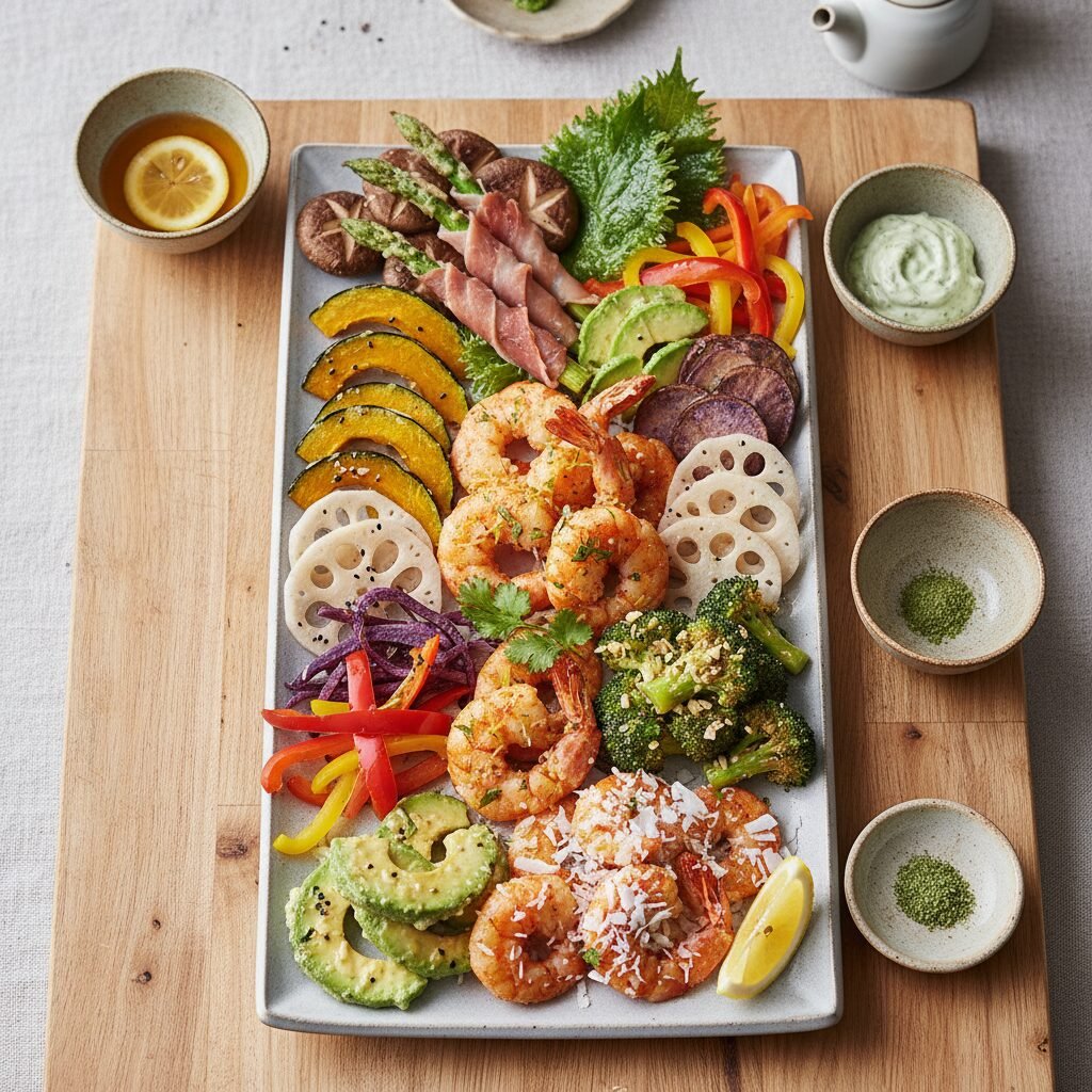 découvrez notre recette de tempura de légumes légers préparée au airfryer pour une friture saine et croustillante, idéale pour un encas gourmand sans culpabilité.